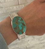 Amazing Turquoise and Sterling Silver Cuff