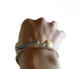 Elk Ivory & Turquoise Cuff