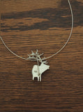 SOLD Elk Ivory Pendant/Pin