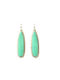 Rare Long Stunning Chrysoprase Dangles