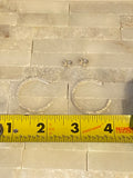 Hand Stamped Hoops